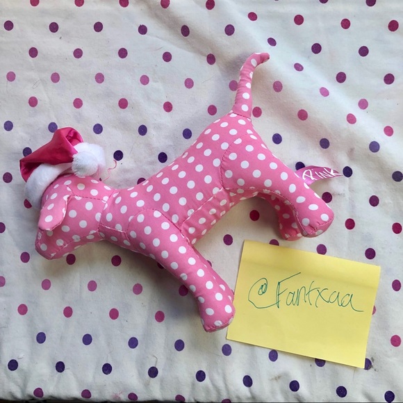 PINK Victoria's Secret Other - Victorias Secret Pink Holiday Santa Hat Pup